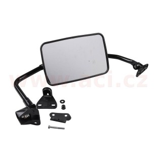 Zpětné zrcátko manuálně ovládané, styl Truck, s díly pro montáž, konvexní, L