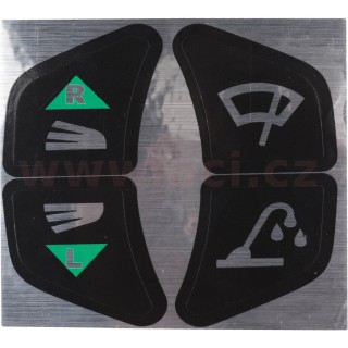 Samolepky blikače a stěrače (EU verze) r.v. 67-73