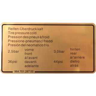Samolepka tlaku v pneu (944, 964)