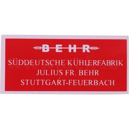 Samolepka "Behr"
