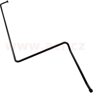 Přívodní olejová trubka podél podlahové vany, lakovaná mosaz (2.7 - 3.3) r.v. 73-89