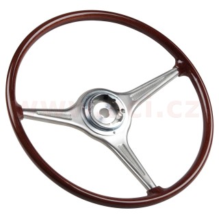 Volant 420 mm, imitace dřeva, bez tlačítka klaksonu r.v. od 59-