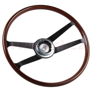 Volant 420 mm, imitace dřeva, bez tlačítka klaksonu r.v. do -68