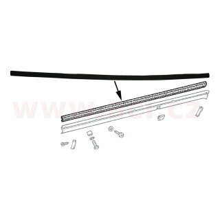 Gumové těsnění boční lišty  L=P r.v. 73-89