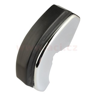 Roh předního nárazníku s gumovým dorazem, pro vozy s úzkou lištou, chrom  P r.v. do -73
