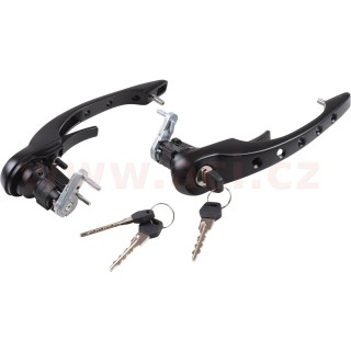 Sada vnějších klik dveří vrtaných, včetně zámků a klíčů, pro modely s centrálním zamykáním  L+P...