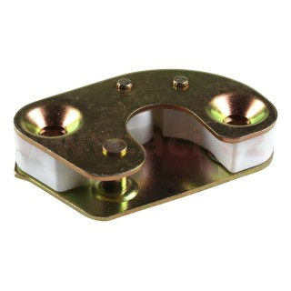 Západka zámku dveří, žlutě chromovaná  L r.v. 72-89