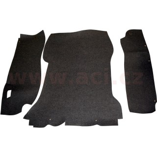 Sada koberců do zavazadlového prostoru, černé r.v. 68-73