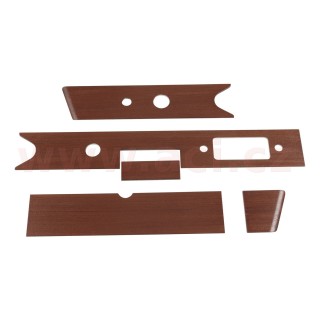 Sada ozdobných lišt palubní desky, 5 ks, pravé třívrstvé mahagonové dřevo s FSC certifikací r.v....