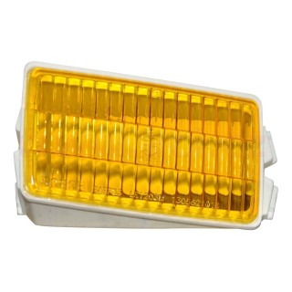 Sklo přední mlhovky žluté  L r.v. 83-89