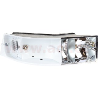 Kovové zadní světlo s objímkou a žárovkami, bez skla  L r.v. 69-89