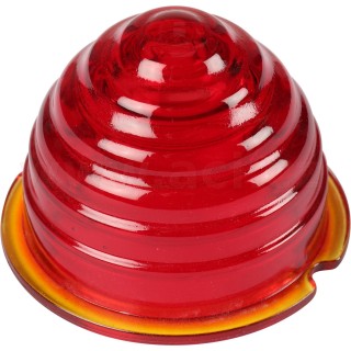 Sklo zadního světla červené, výška 40 mm  L=P r.v. od 57-