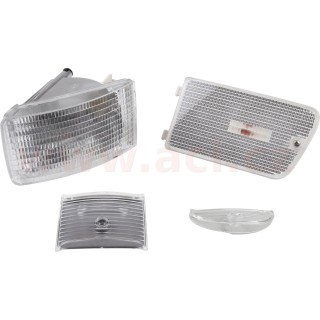 Sada bílých předních blikačů 964  L