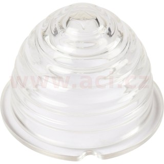 Sklo předního blikače čiré, výška 40 mm  L=P r.v. od 57-