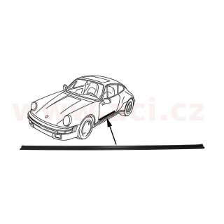 Spodní lišta předních dveří, L=P r.v. 77-94