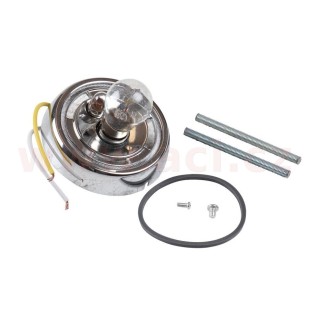 Objímka předního blikače chrom  L=P