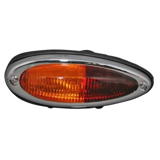 Zadní světlo s chromovým rámečkem a těsněním, Evropská verze  L r.v. od 57-