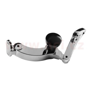 Zámek ventilace zadního okna chrom  P r.v. do -73