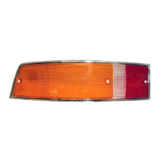 Sklo zadního světla Evropská verze, červeno-žluté  L r.v. 68-72