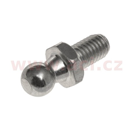 Kulový čep plynové vzpěry (průměr čepu 10 mm, výška 12 mm, závit M8, délka závitu 13 mm)