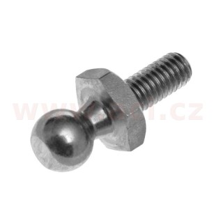 Kulový čep plynové vzpěry (průměr čepu 10 mm, výška 12 mm, závit M6, délka závitu 13 mm)