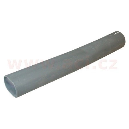 Koncovka výfuku oválná 245 mm, šedá ocel (T1 50 - 52) r.v. do -53