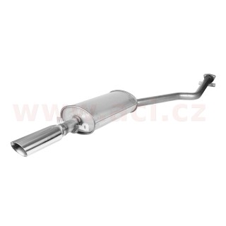 Zadní díl výfuku, nerez ocel, leštěná koncovka pro 924S, 944, homologace Sport