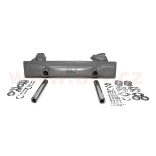 Set zadního výfuku včetně koncovek a dílů pro montáž, OE styl, homologace r.v. 62-86