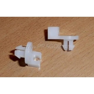 Rod clip, white