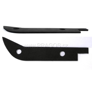 Rubber between front fender and under-bumper, microporous flat, Škoda Spartak, Octavia, Felicia,...
