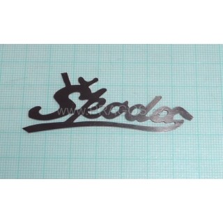 Nápis "Škoda" radia atd. leštěný nerez