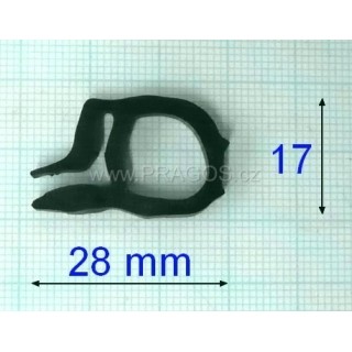 Trunk seal, Škoda 100–110R (price 3.9 m per car)