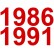 1986-1991