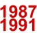 1987-1991