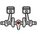 Crankshaft, Pistons