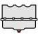 Oil Pan, Front Plate, Fuel Pump