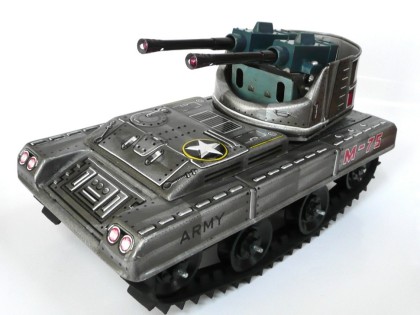 Self-propelled twin cannon M75