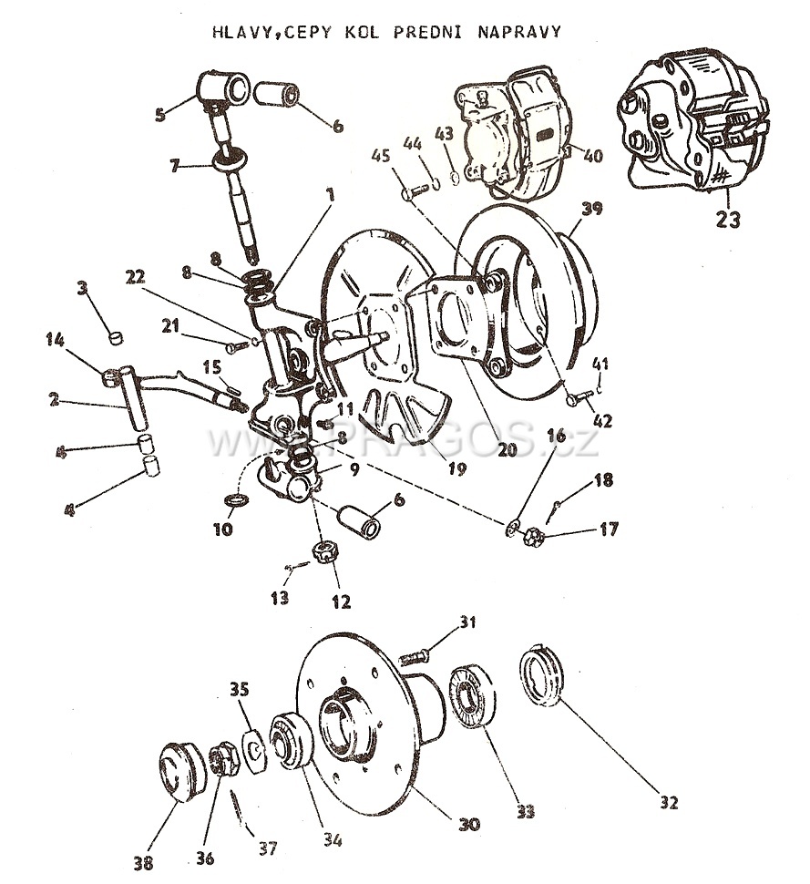 Control Arm, Hub 105-RAPID