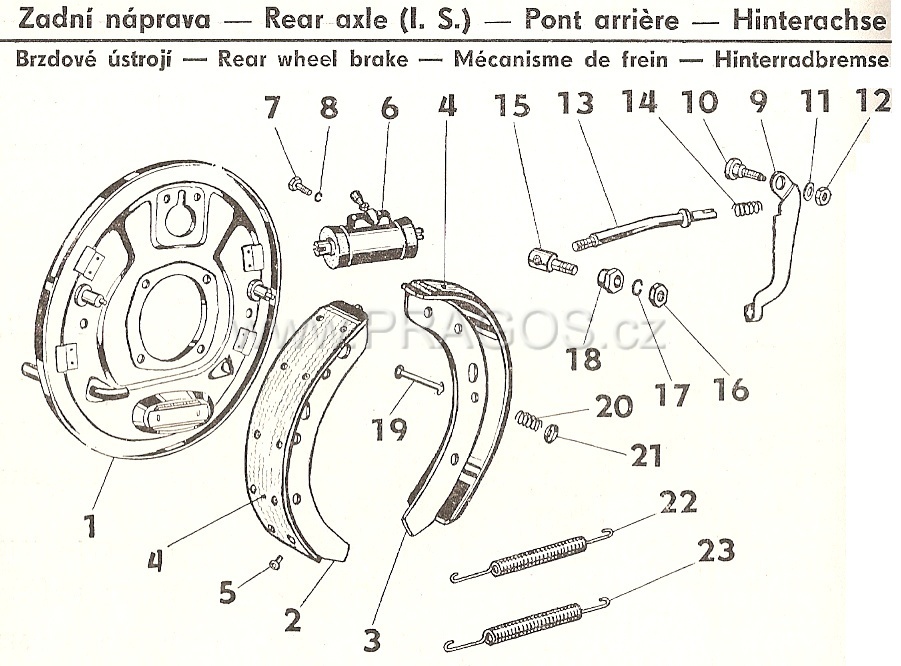 Brzdy, štíty OCT, FEL, 1202-3