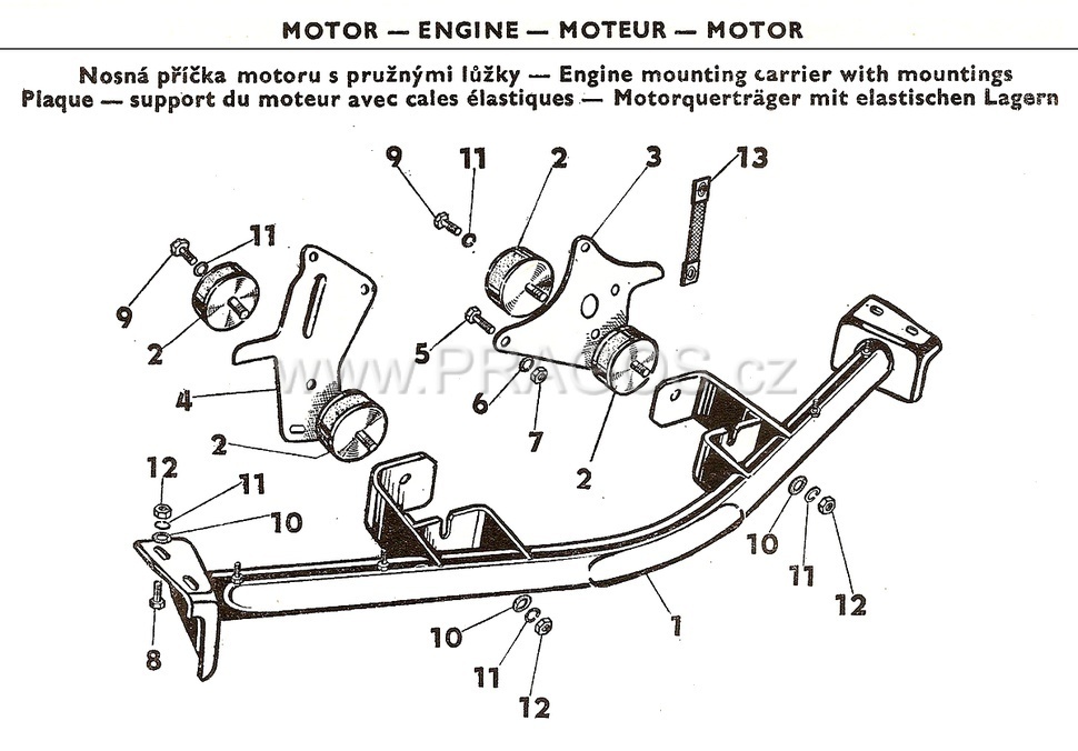 Beam, Mounting