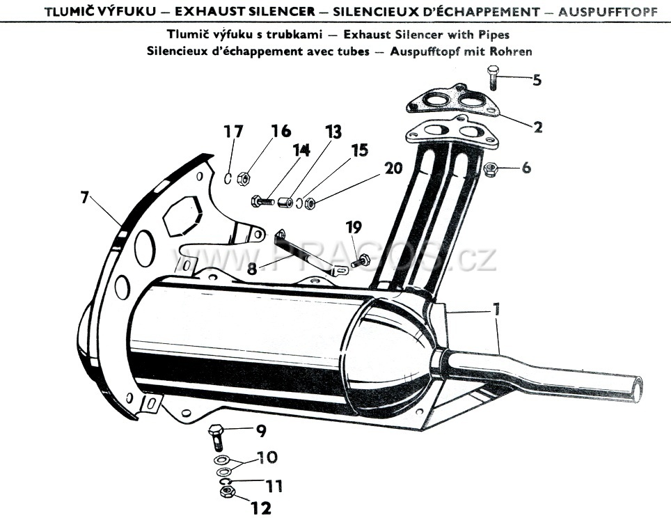 Výfuk 110LS-110R