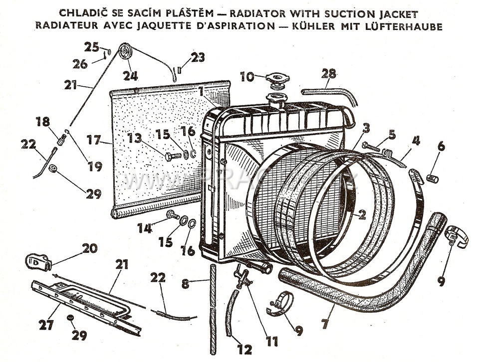 Water Radiator MB